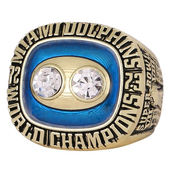 Miami Dolphins Championship Ring Fan Edition Super Bowl Gold Csonka 1974 - Picture 2 of 4